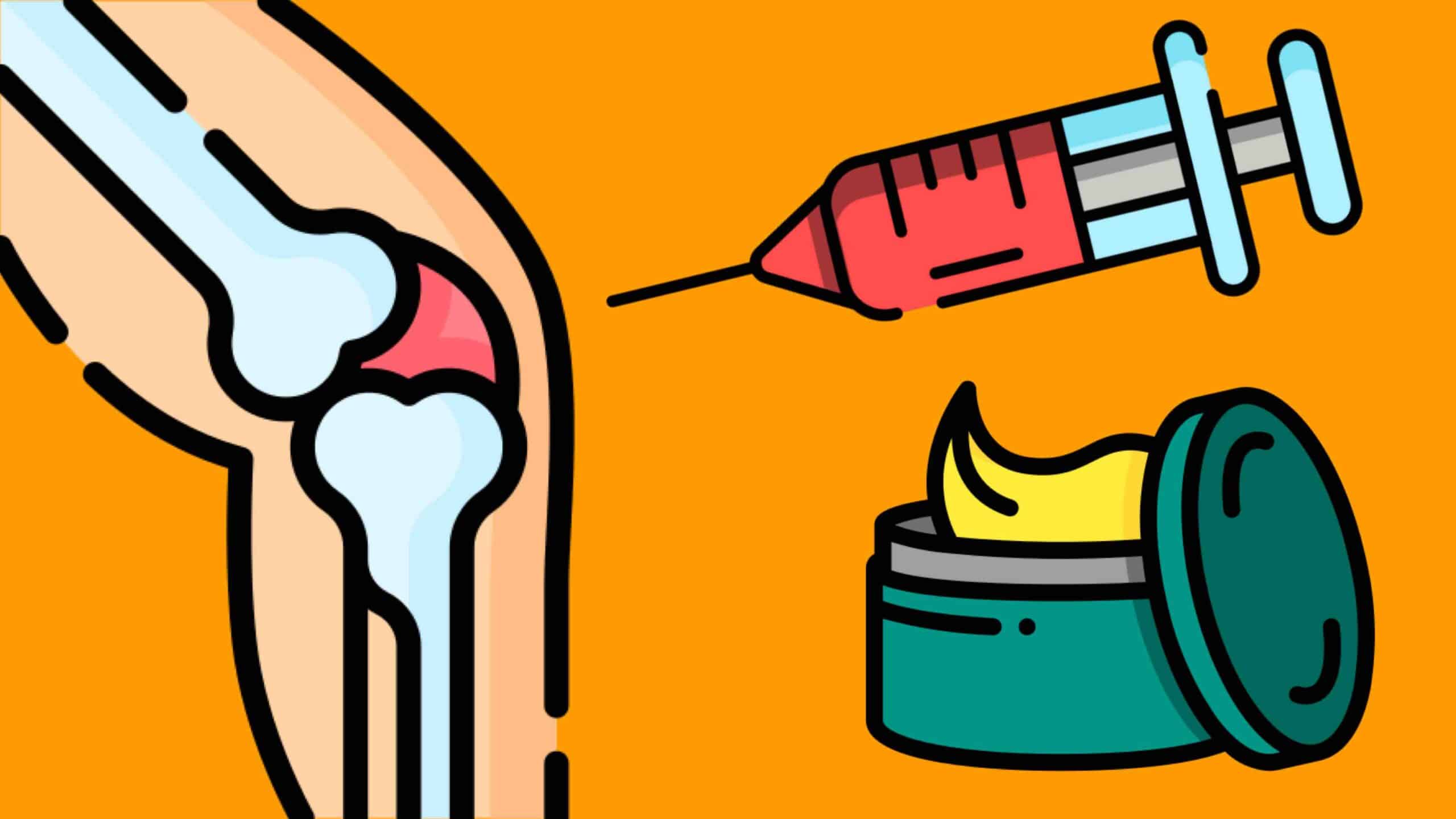 APLICAÇÃO DE COLÁGENO NO JOELHO