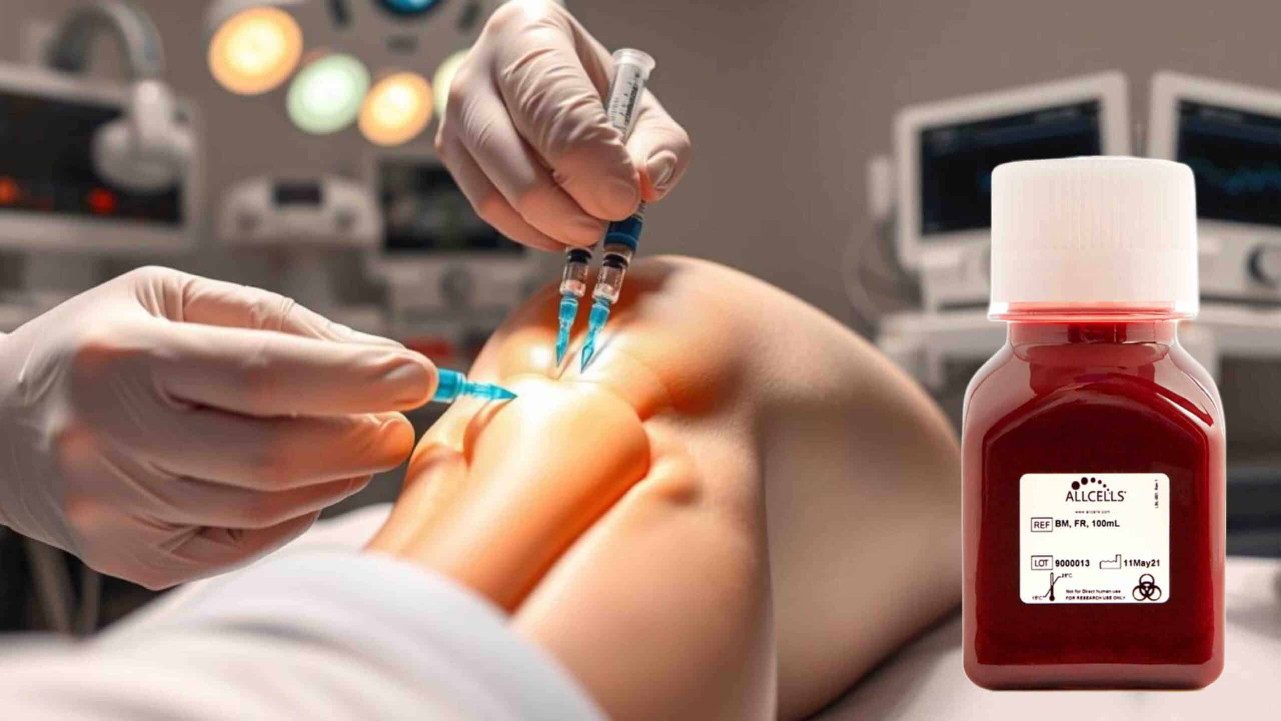 ASPIRADO DE MEDULA PARA O JOELHO
